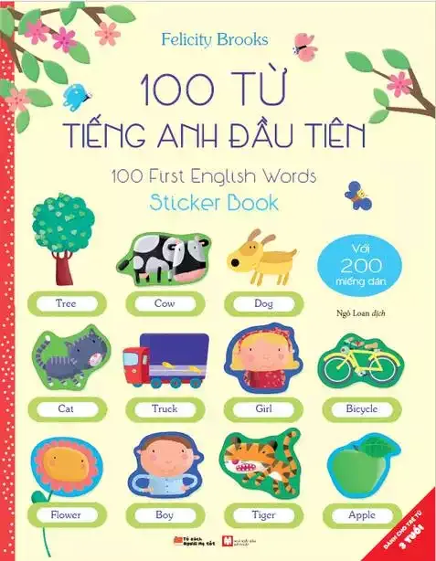 Sách 100 TỪ TIẾNG ANH ĐẦU TIÊN - 100 FIRST ENGLISH WORDS