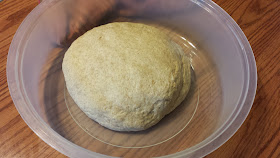 kneaded and formed into a ball