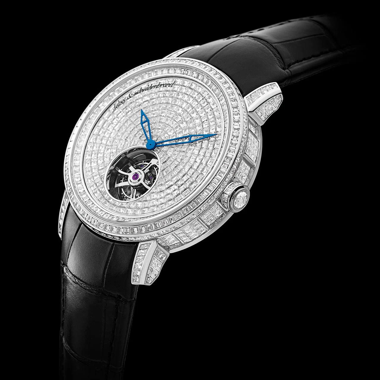 Dubey & Schaldenbrand Cœur Blanc Mechanical Hand-wound Tourbillon Watch