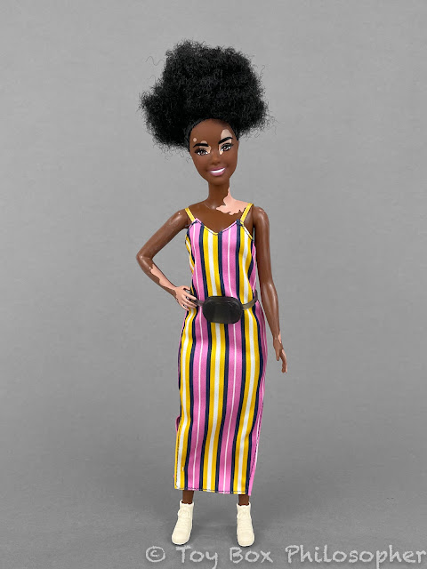  Barbie Doll, Kids Toys, Curly Black Hair and Petite