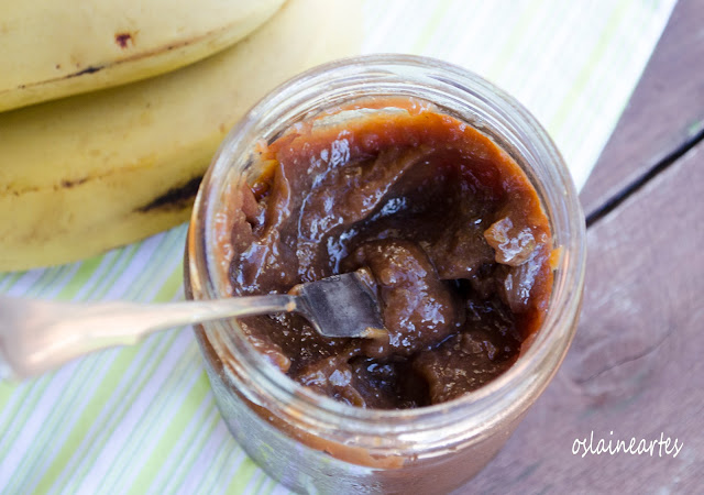 Doce de Banana com Canela e Chocolate 