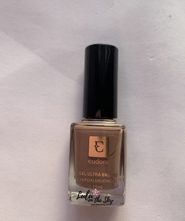 Eudora Esmalte Gel Ultra Brilho Taupe