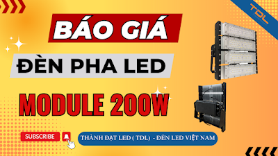 Báo giá đèn pha led 200w