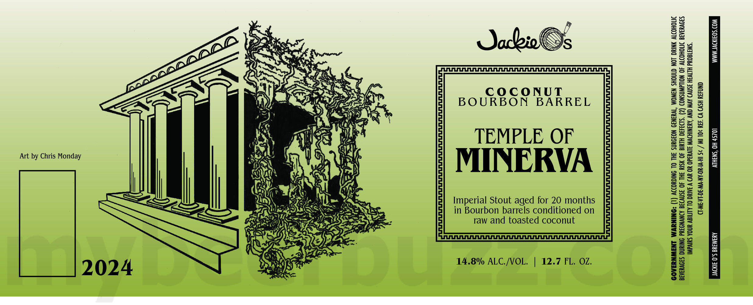 Jackie O’s Adding Temple Of Minerva, Apple Brandy Barrel Dark Apparition, Overcoil, Core Values & Cobblestone