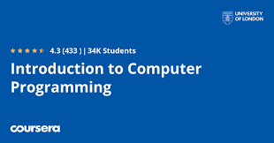 best Coursera course for Computer Science and Programming