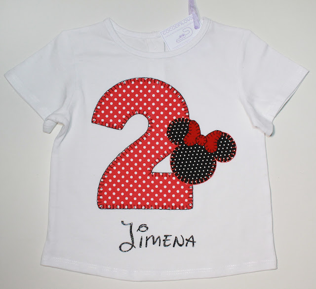 camiseta de cumpleaños minnie mouse