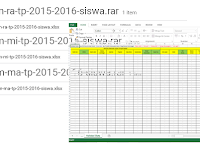 Download Kumpulan Format Pendataan Siswa Emis Untuk Tingkat RA/TK/PAUD, MI/SD, MA/SMA