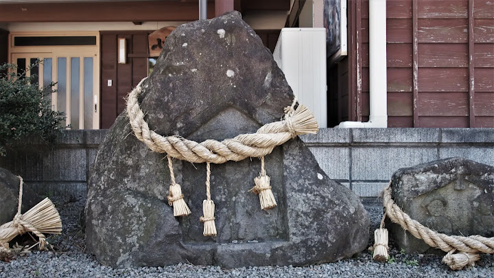 鳥取県西部のサイノカミ、小波浜の双体道祖神