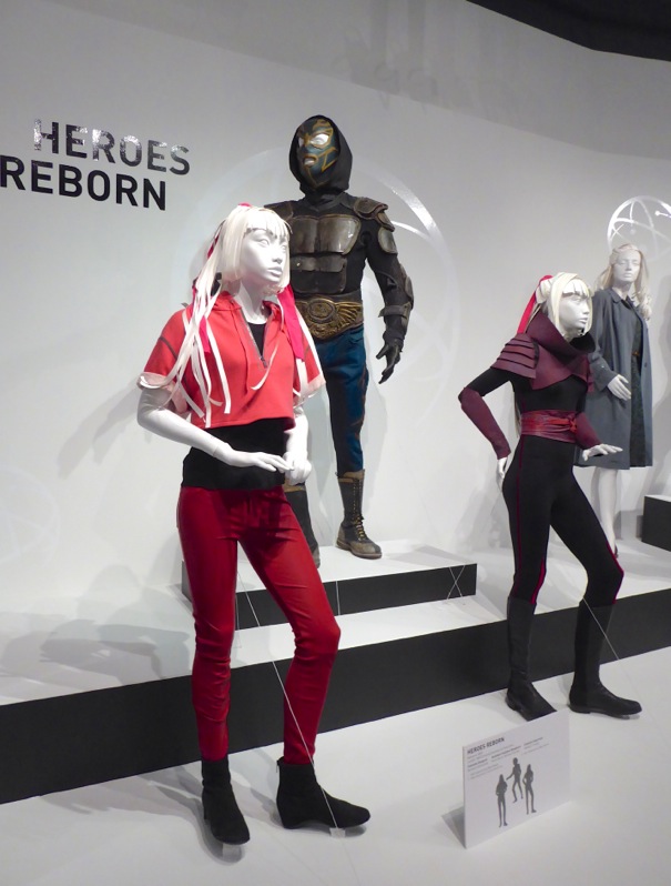 Heroes Reborn costume exhibit