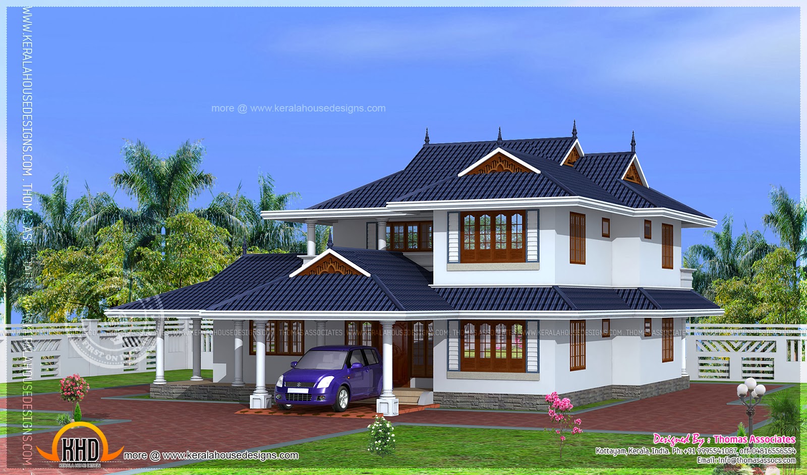 2013 Kerala home  design  and floor plans 