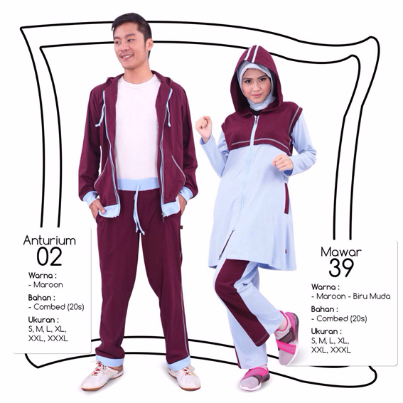 35 Ide Baju  Couple Olahraga 