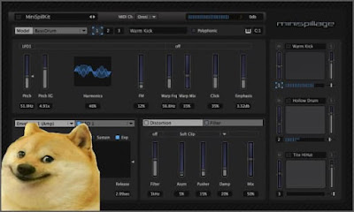 minispillage drum synthesizer