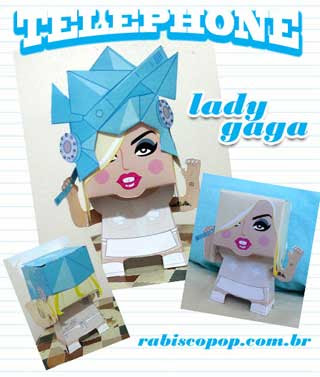 Lady Gaga Papercraft