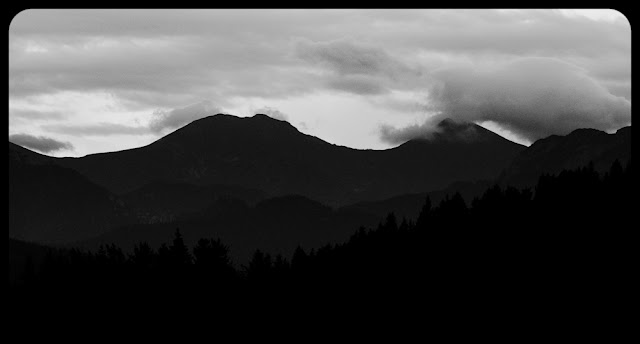 Tatry Zachodnie. Czarno-biała fotografia krajobrazu. fot. Łukasz Cyrus