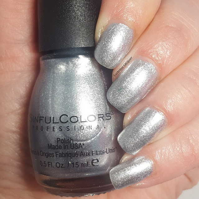 Silver metallic foil nail polish 2018 core line addition color exclusive for Walgreens