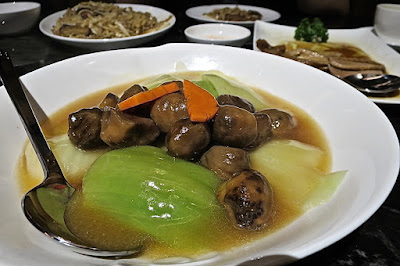 Imperial Treasure Fine Teochew Cuisine, mustard greens chestnuts