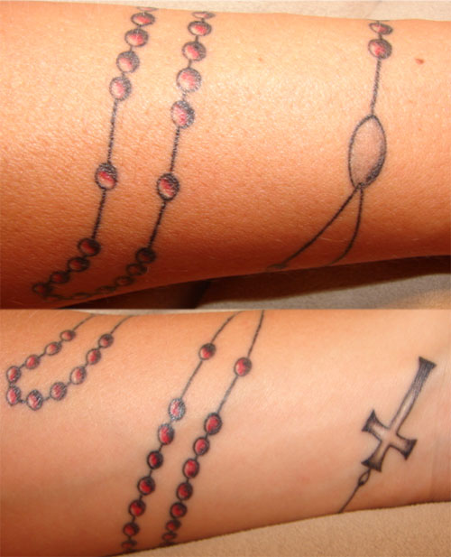 Rosary Ankle Tattoos, designs, info and more rosary tats Rosary Ankle Tattoos, designs, info and more rosary tats