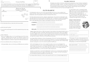 ice age curriculum, ice ages, climate change curriculum, informational climate change text