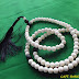 Tasbih TULANG SAPI PUTIH kombinasi batu FOSIL GALIH KELOR 99 biji 8 mm By Minimarket Craft 