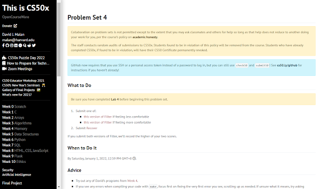 CS50 Problem Set