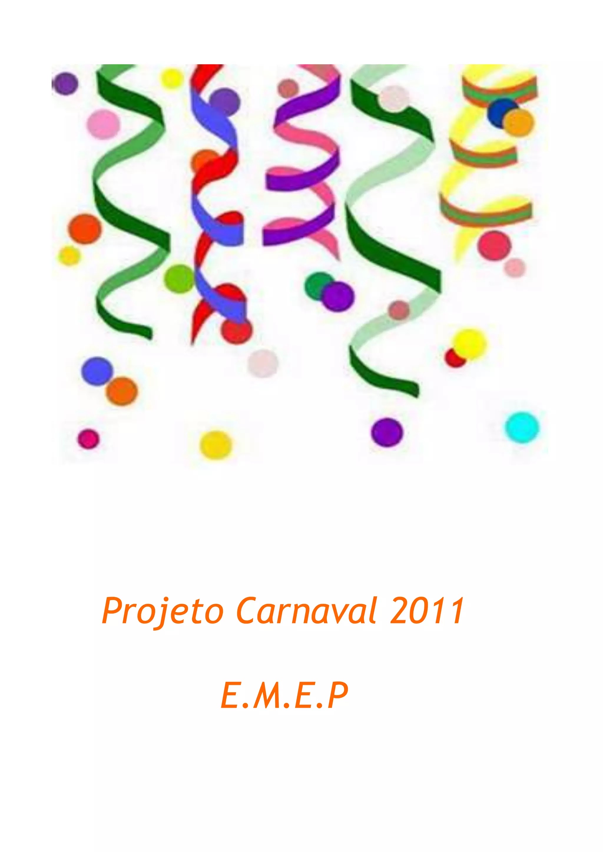 Projeto Carnaval Ensino Fundamental