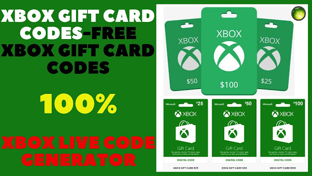 Xbox Gift Card Codes Free Xbox Live Code Generator All Gift Cards - how to get 100 free roblox gift card codes generator for 2020