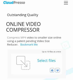 mengubah resolusi video menggunakan cloud presso