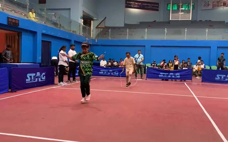South Asian Rope Skipping Championship, Pakistan defeated India