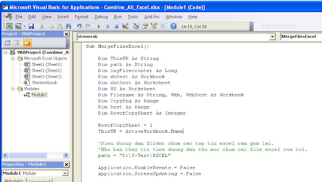 How to combine multiple excel file by macro in Excel 2010? 005