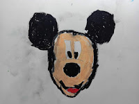 Harmony Arts Academy Drawing Classes Sunday 07-July-19 Tanush Daga 9 yrs Micky Mouse Cartoon Oil Pastels, Paper SSDP - (04) - Fourth