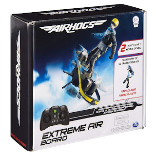 Air Hogs 2-in-1 Extreme Air Board, Transforms from RC Stunt Board to Paraglider