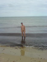 naturist, nudist, nudist beach, Studland Beach, naked man, naked boy