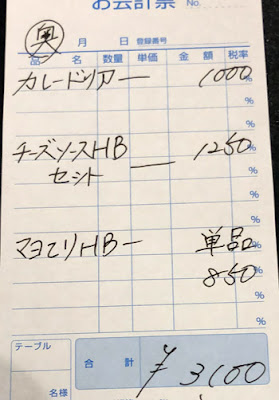 ハンバーグダイニングイケヒロ 2020/9/27 飲食レビューのレシート