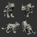 Highpoly mount Noouva Silverbone for Luna