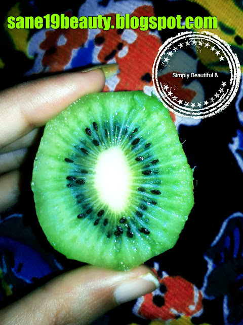 Kiwi face pack.