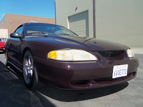 Mustang Convertible with new auto paint from Almost Everything Auto Body