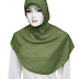 Jilbab Rabbani Warna Hijau Lumut