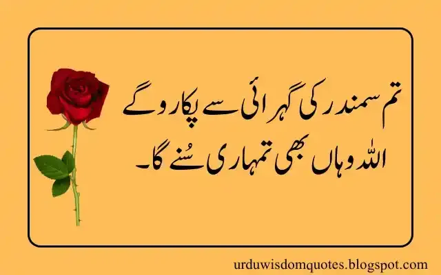 Best Islamic Poetry in Urdu 2 Lines