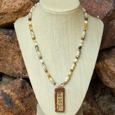 yoga jewelry zen necklace
