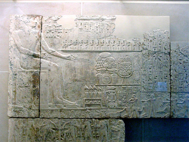 Рельефы из Абидосской часовни Рамсеса I, построенной Сети I