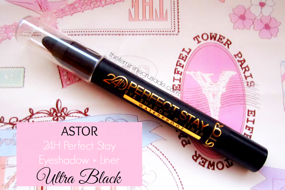 Astor Perfect Stay 24H Eyeshadow + Liner in 'Ultra Black'