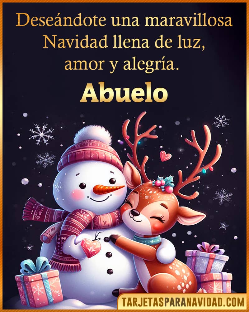 Frases de navidad para mi Abuelo