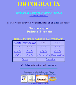 ORTOGRAFÍA. TEORÍA Y EJERCICIOS INTERACTIVOS