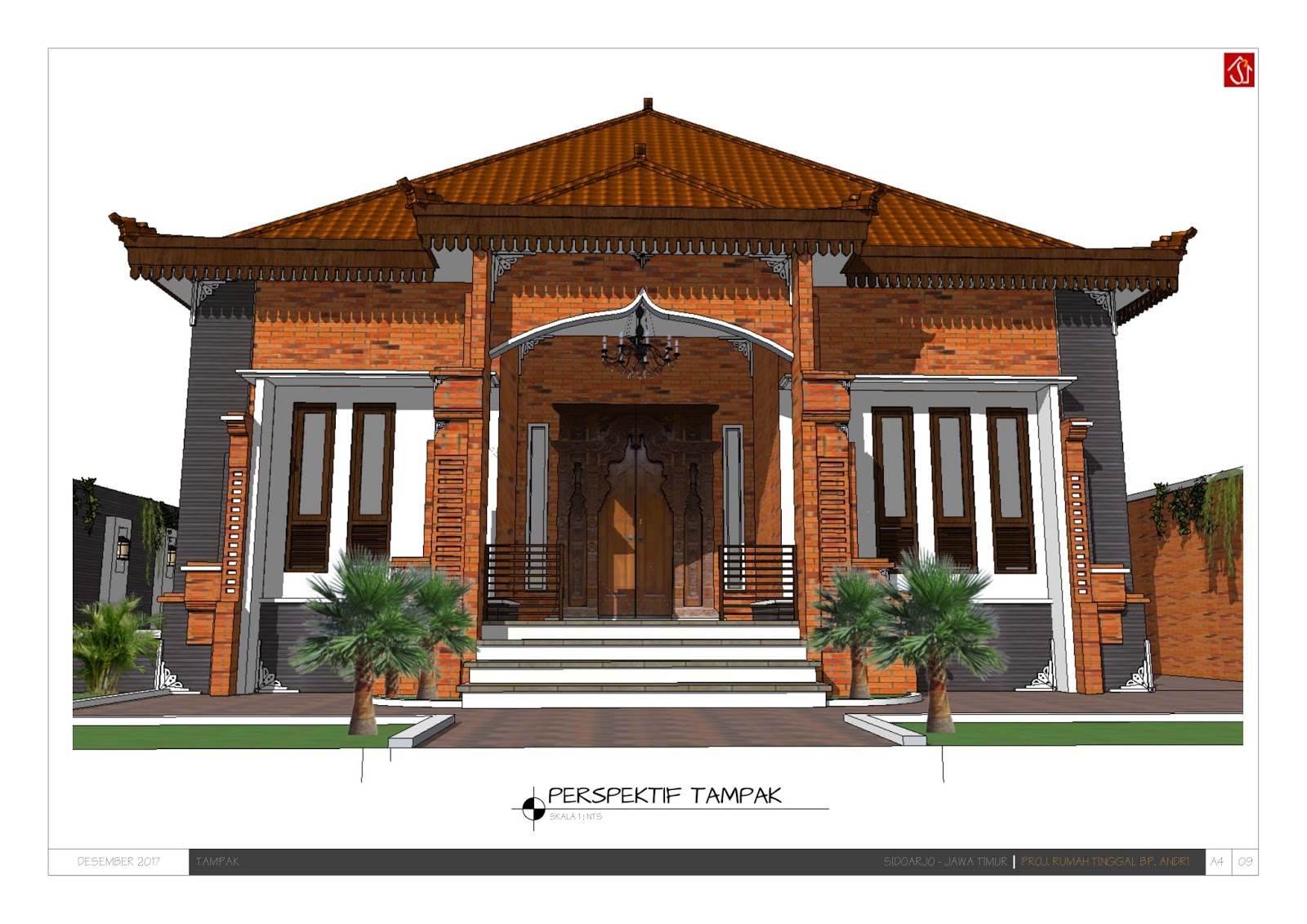 Download Desain Rumah Etnik Jawa Modern Terlengkap Papan Interior