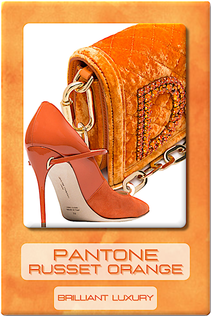 x♦Pantone Fashion Color Russet Orange