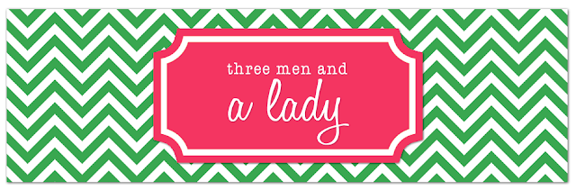 Three Men & A Lady Blog Design