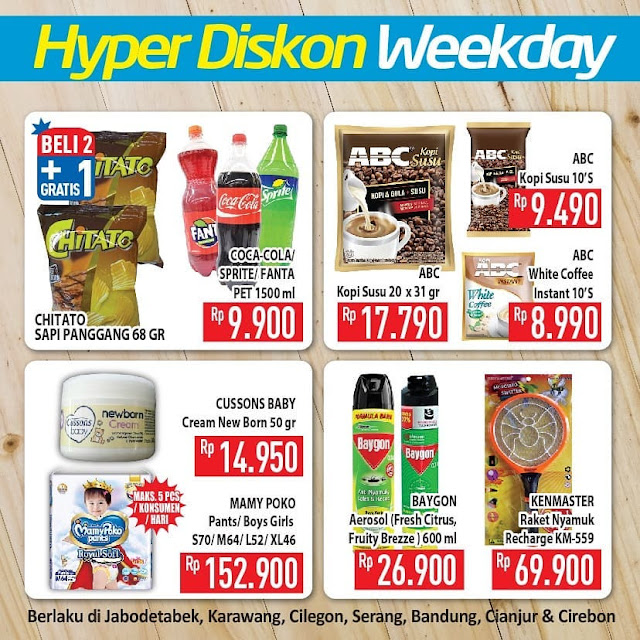 #Hypermart - #Promo #Katalog Hyper Diskon Weekday Periode 30 April - 02 Mei 2019