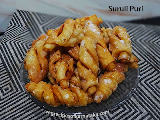 Suruli poori recipe in Kannada