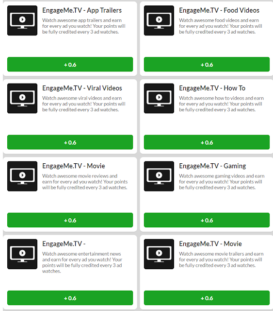 SuperPayMe EngageMe.Tv Sections