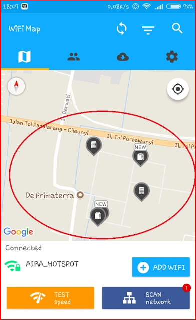 Memanfaatkan Fitur Map Wifi